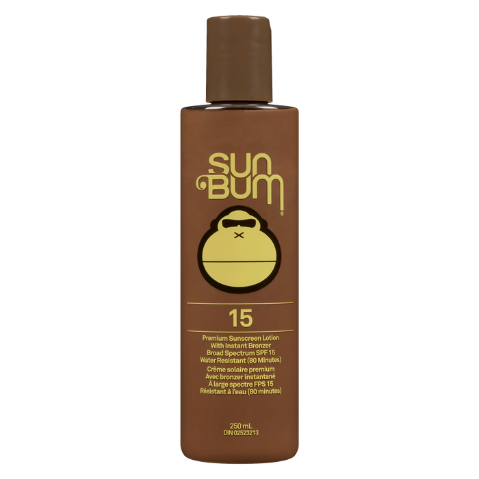 Sun Bum Premium Sunscreen Lotion with Instant Bronzer Broad Spectrum SPF 15 250 ml