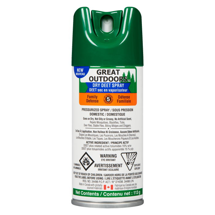 Great Outdoors Dry DEET Spray 113 g