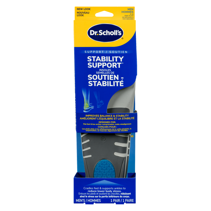 Dr. Scholl's Stability Support Insoles Men 8-14 1 Pair