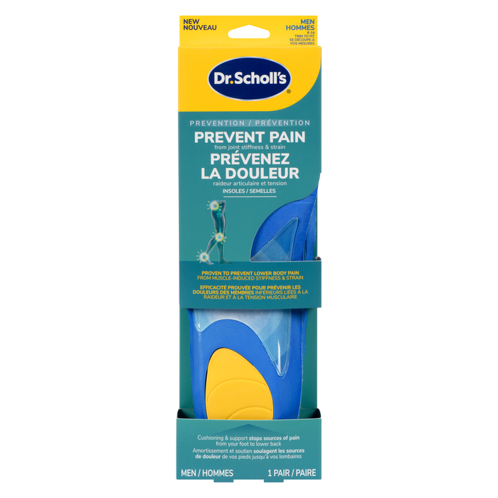 Dr. Scholl's Insoles Prevent Pain Men 8-14 1 Pair