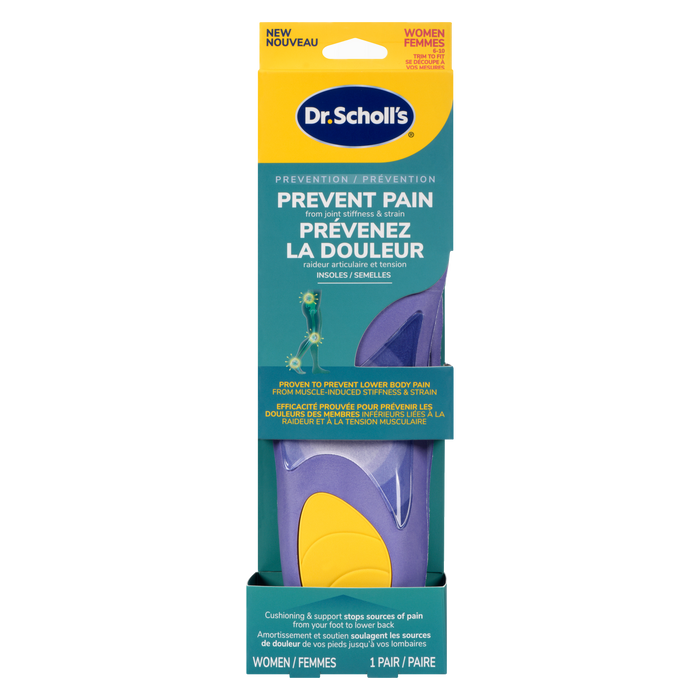 Dr. Scholl's Insoles Prevent Pain Women 6-10 1 Pair