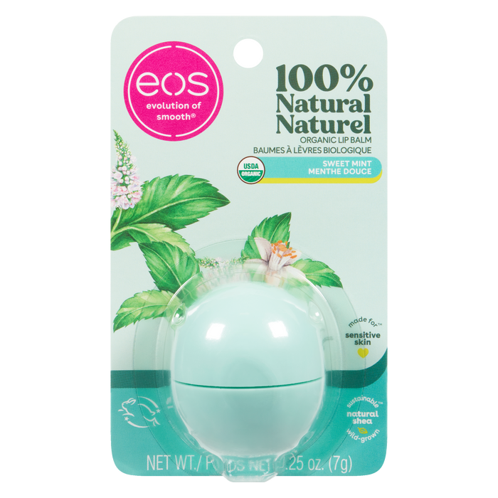 eos Baume à Lèvres Bio Menthe Douce 7 g