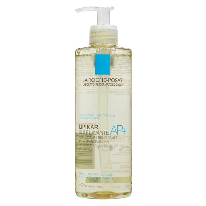 La Roche-Posay Lipikar Huile Lavante Relipidante Anti-Démangeaisons Peaux à Tendance Atopique Bébés, Enfants, Adultes 400 ml