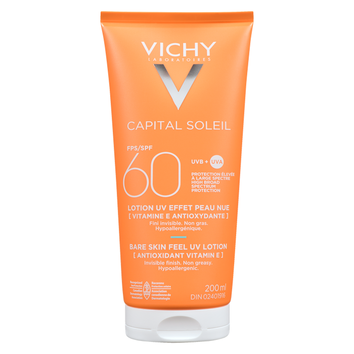 Vichy Laboratoires Capital Soleil Bare Skin Feel UV Lotion SPF 60 200 ml