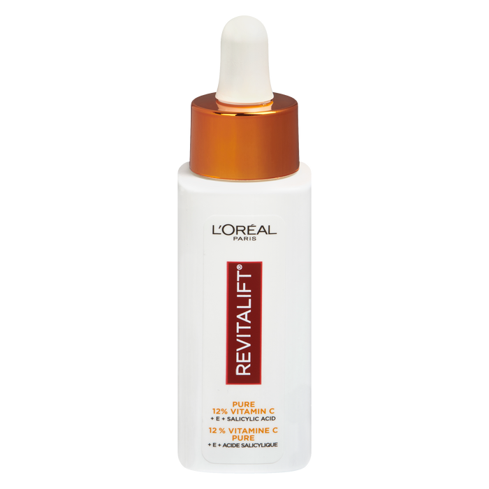 L'Oréal Paris Revitalift Derm Intensives Sérum Tonus - Pores - Rides Pure 12% Vitamine C + E + Acide Salicylique 30 ml