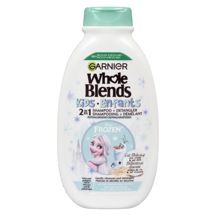 Garnier Whole Blends Kids 2 in 1 Shampoo + Detangler Frozen Oat Delicacy 250 ml