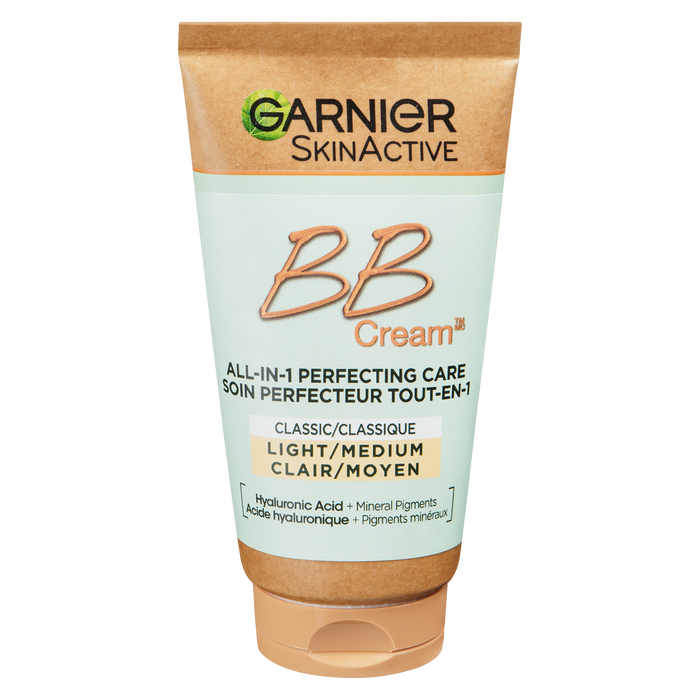 Garnier SkinActive BB Crème Classic Soin Perfecteur Tout-en-1 Clair Moyen 50 ml