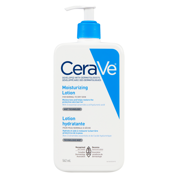 Lotion hydratante CeraVe pour peaux normales à sèches 562 ml