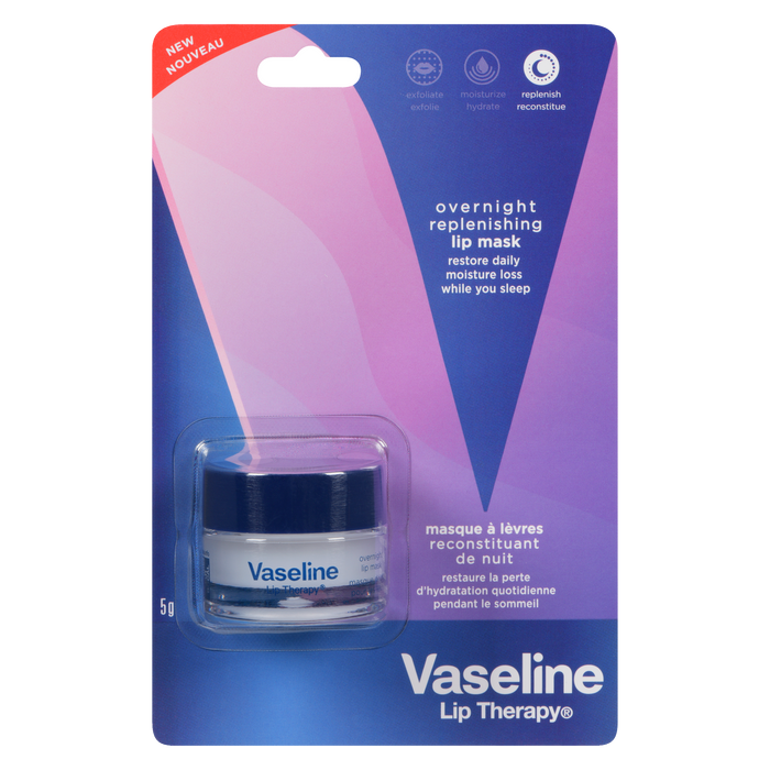 Vaseline Lip Therapy Masque de nuit réparateur pour les lèvres 5 g