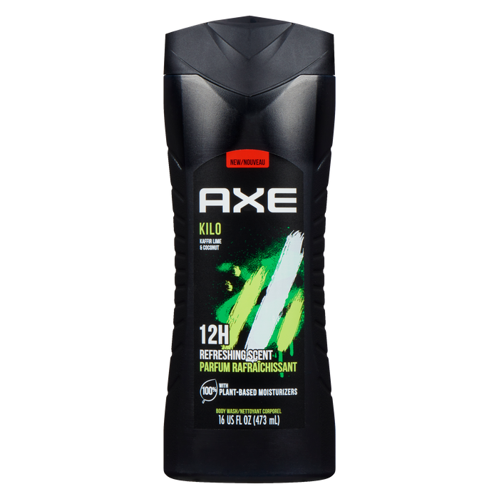 Gel douche Axe Kilo citron vert et noix de coco 473 ml