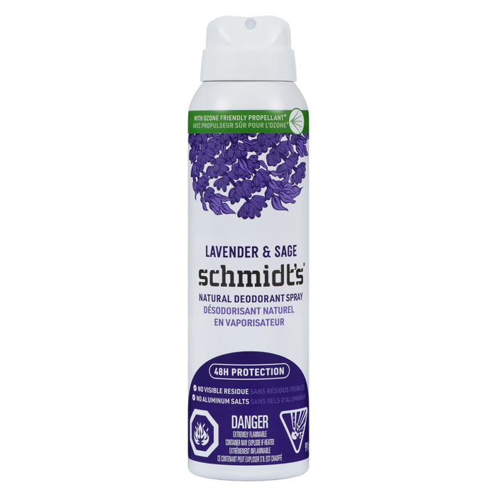 Schmidt's Natural Deodorant Spray Lavender & Sage 91 g