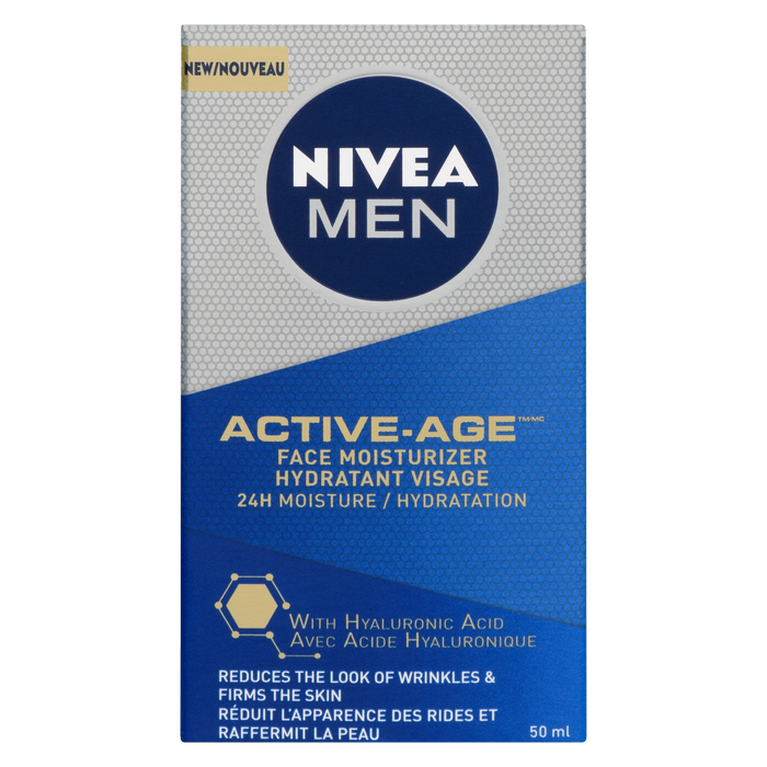 Crème hydratante visage NIVEA Men Active-Age 50 ml