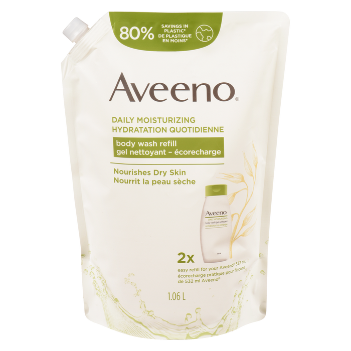 Aveeno Body Wash Refill Daily Moisturizing 1.06 L