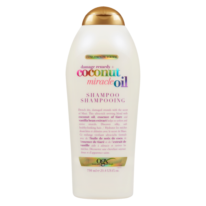 Ogx Shampoo Extra Strength Damage Remedy + Coconut Miracle Oil 750 ml