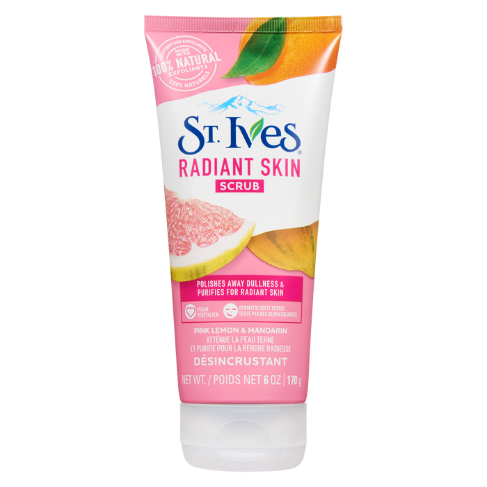 St. Ives Scrub Radiant Skin Pink Lemon & Mandarin 170 g