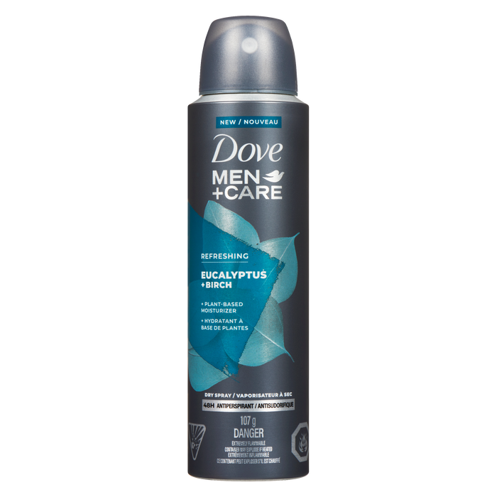 Dove Men+Care Dry Spray 48h Antiperspirant Eucalyptus + Birch 107 g