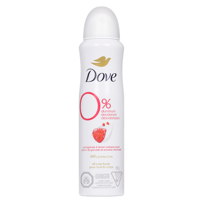 Déodorant Dove Parfum Grenade &amp; Verveine Citronnée 113 g