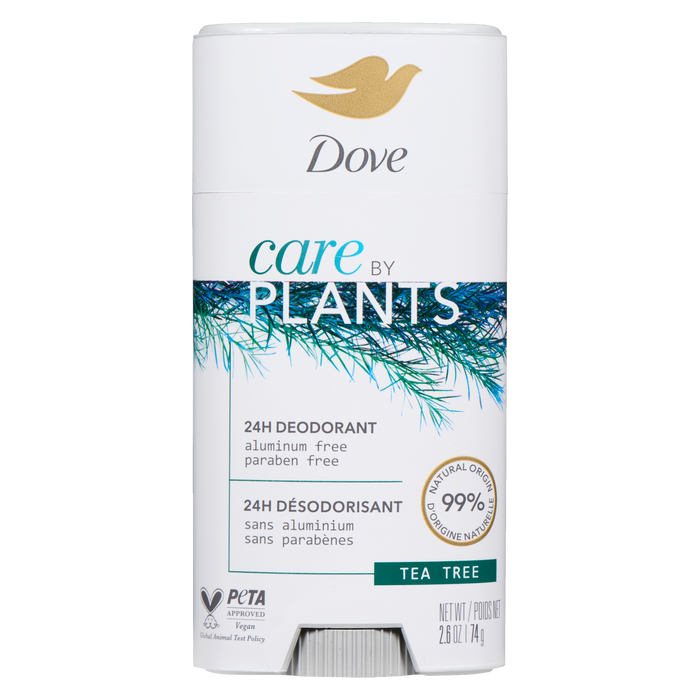 Dove Care by Plants 24h Deodorant Tea Tree 74 g