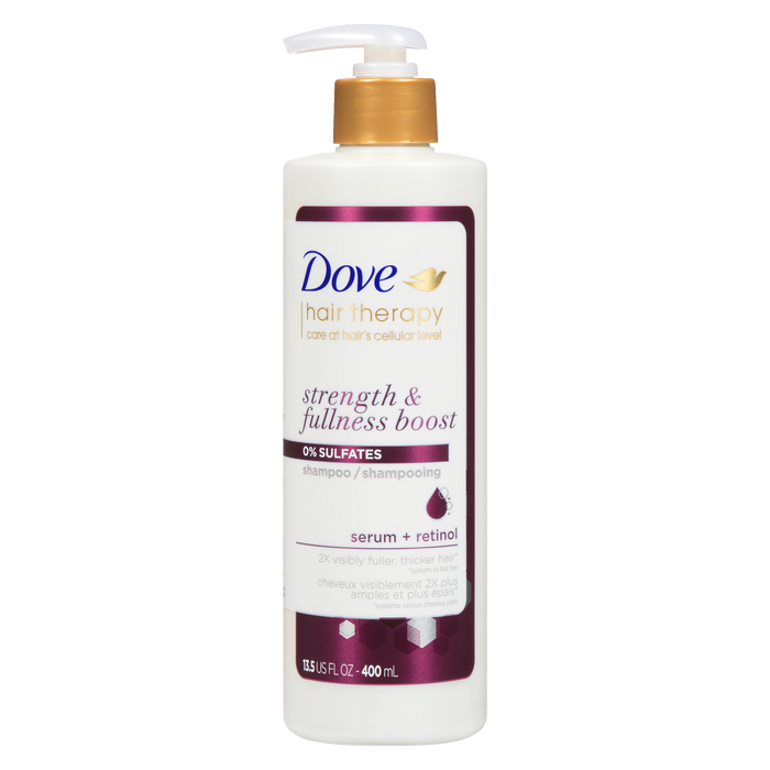 Shampooing Dove Hair Therapy Boost Force et Volume 400 ml