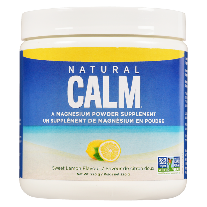 Natural Calm, un supplément de poudre de magnésium au goût de citron doux 226 g