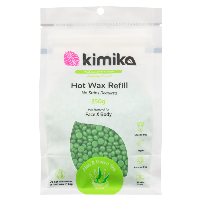 Kimika Hot Wax Refill Aloe & Green Tea 350 g