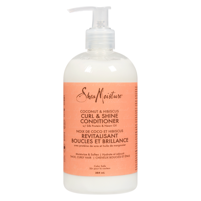 Shea Moisture Curl & Shine Conditioner Coconut & Hibiscus 384 ml