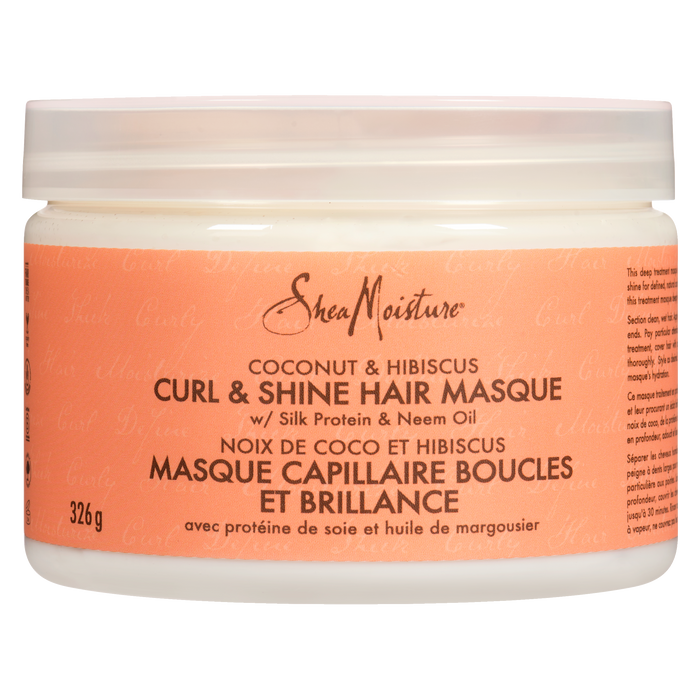 Shea Moisture Curl & Shine Hair Masque Coconut & Hibiscus 326 g