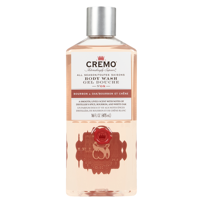 Cremo Body Wash Bourbon & Oak 473 ml