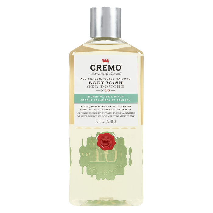 Cremo Body Wash All Season Silver Water & Birch N° 10 473 ml