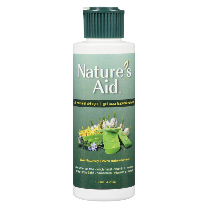 Gel pour la peau entièrement naturel Nature's Aid 125 ml