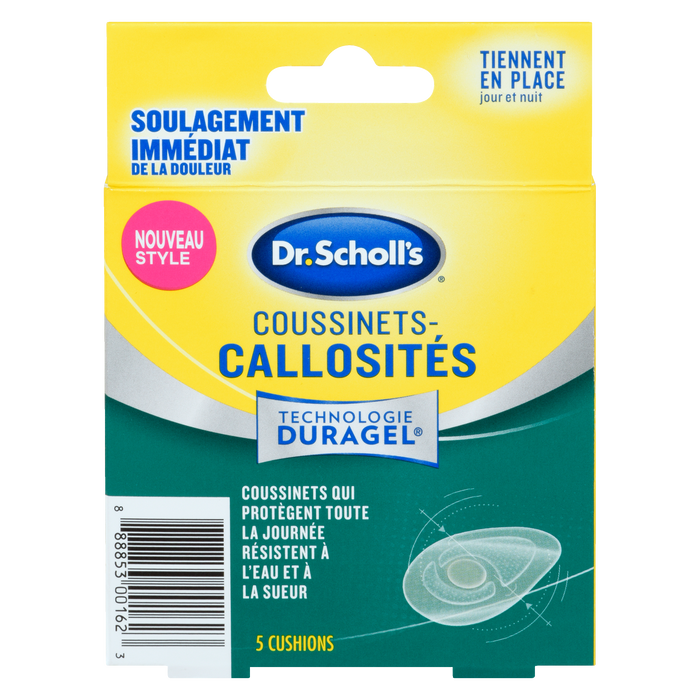 Coussinets anti-callosités Dr. Scholl's Duragel Technology 5 coussinets