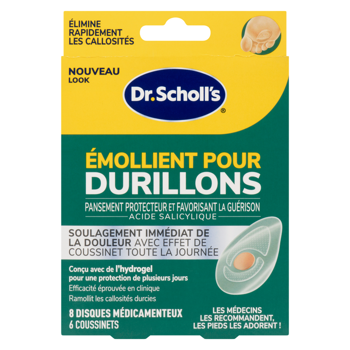 Dissolvants de callosités du Dr Scholl