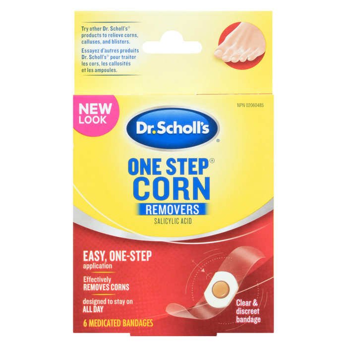 Dr. Scholl's One Step Corn Removers 6 Medicated Bandages