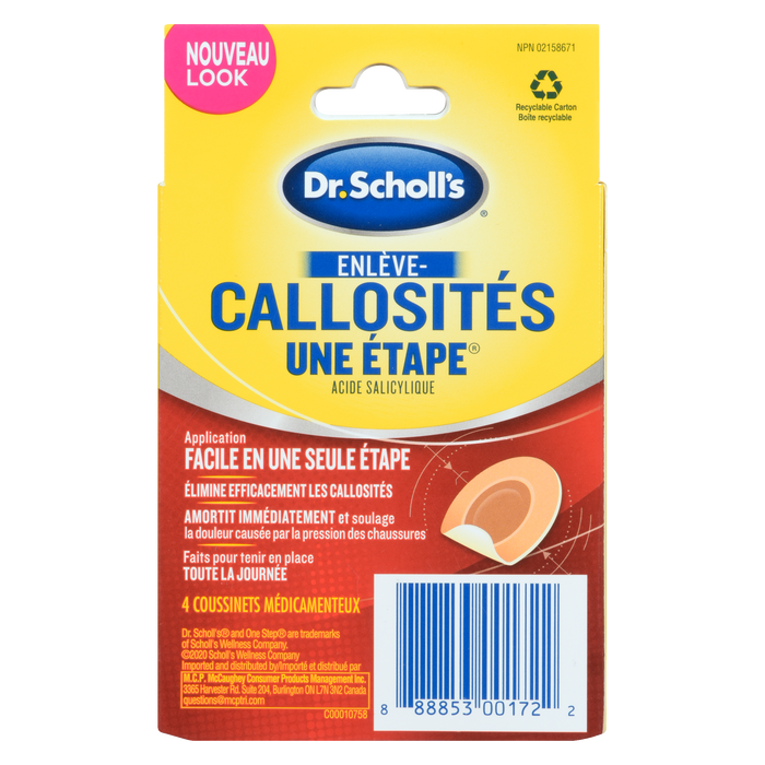 Dr. Scholl's One Step Callus Removers 4 Medicated Cushions