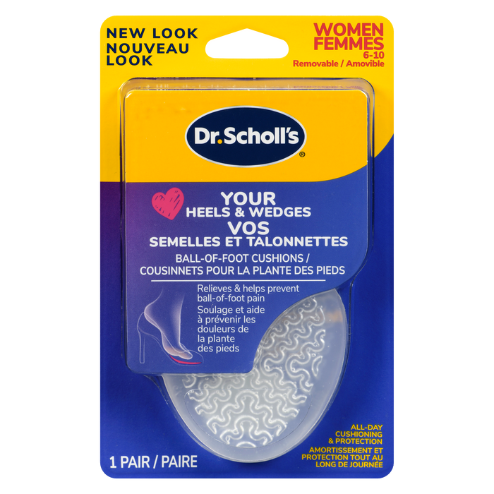 Dr. Scholl's Ball-of-Foot Cushions Your Heels & Wedges Women 6-10 1 Pair