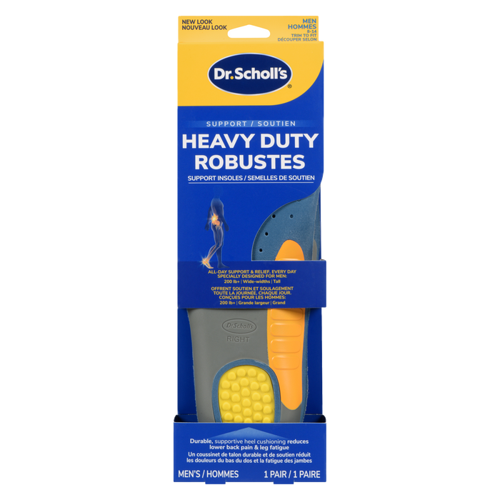 Dr. Scholl's Support Insoles Heavy Duty Men 8-14 1 Pair