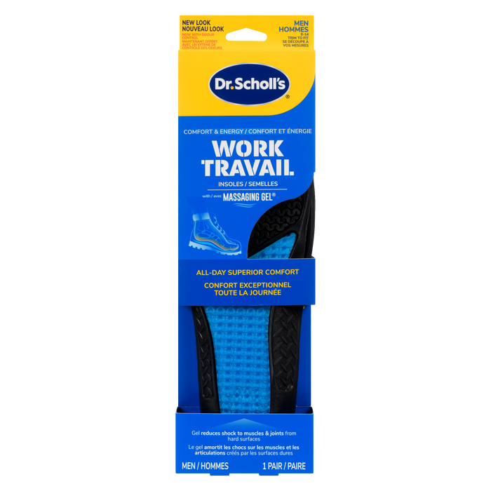 Dr. Scholl's Comfort & Energy Insoles Work Men 8-14 1 Pair