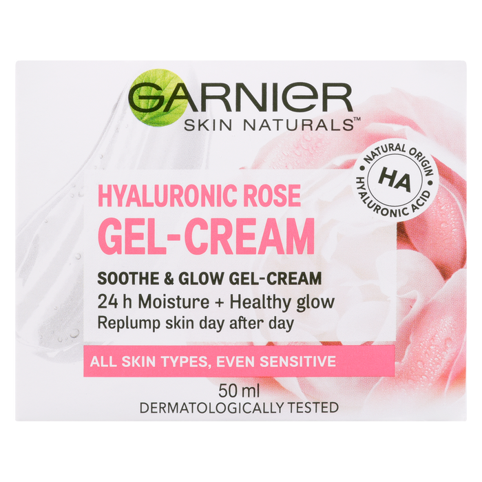 Garnier Skin Naturals Hyaluronic Rose Gel-Cream All Skin Types, Even Sensitive 50 ml