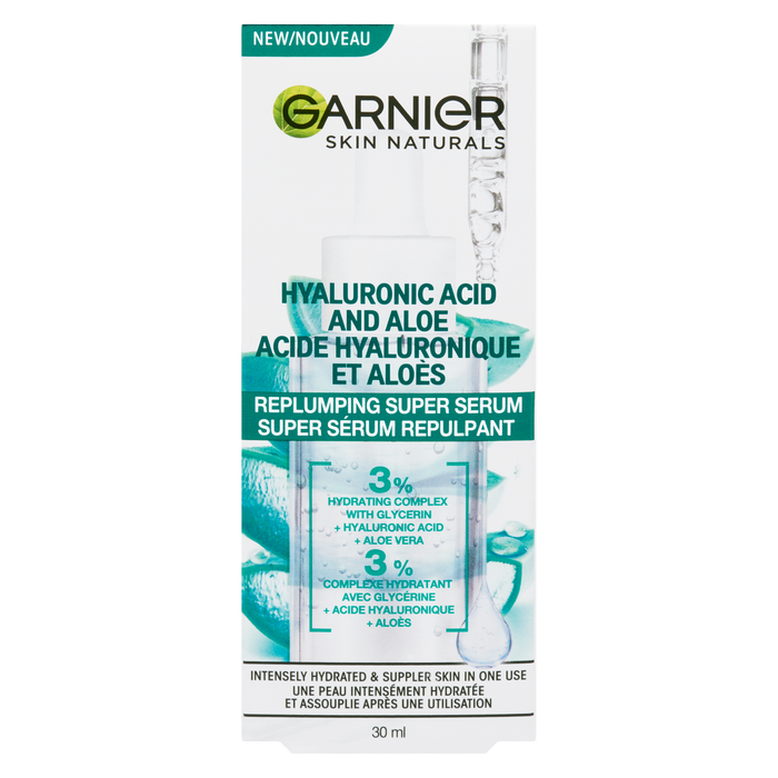 Garnier Skin Naturals Replumping Super Serum Hyaluronic Acid and Aloe 30 ml