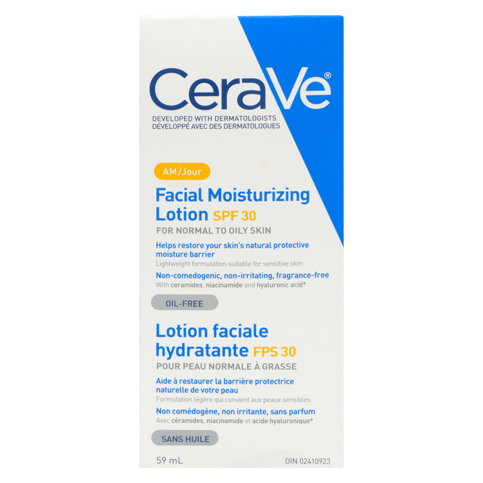 CeraVe Facial Moisturizing Lotion AM for Normal to Oily Skin SPF 30 59 ml