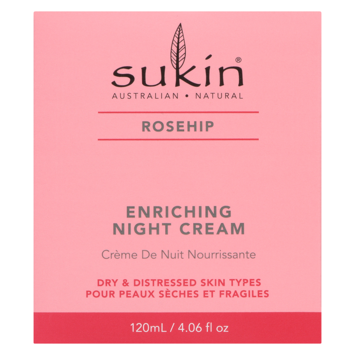 Sukin Enriching Night Cream Rosehip Dry & Distressed Skin Types 120 ml