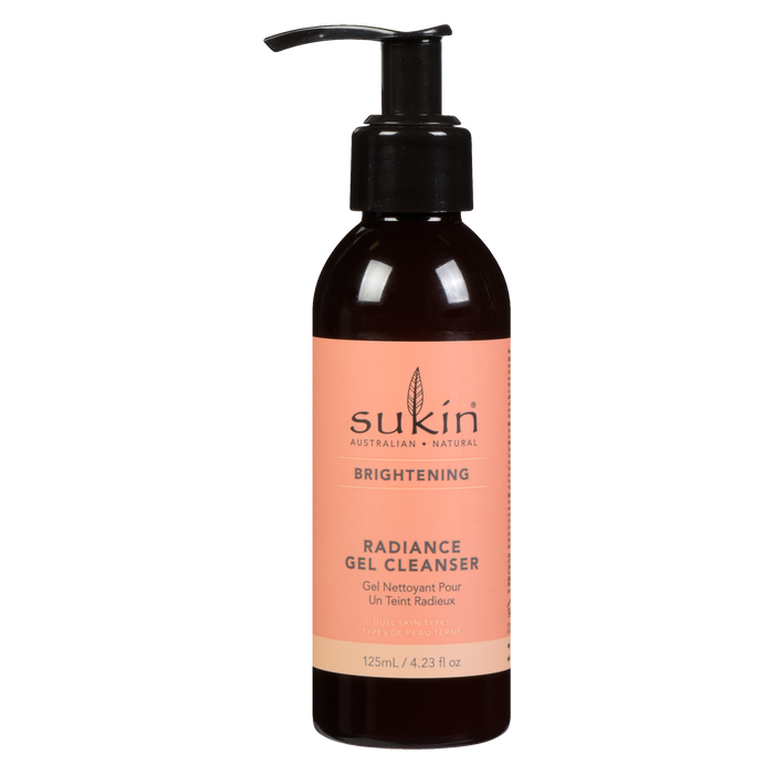 Sukin Brightening Radiance Gel Cleanser Dull Skin Types 125 ml