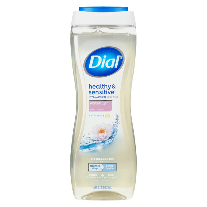 Dial Healthy & Sensitive Body Wash Waterlily Scent 473 ml