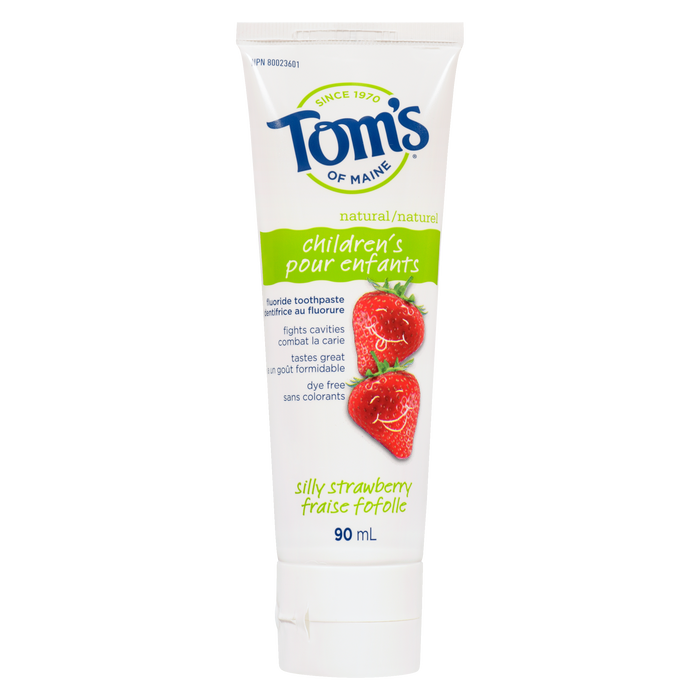 Tom's of Maine Fluoride Toothpaste Children's Silly Strawberry 90 ml