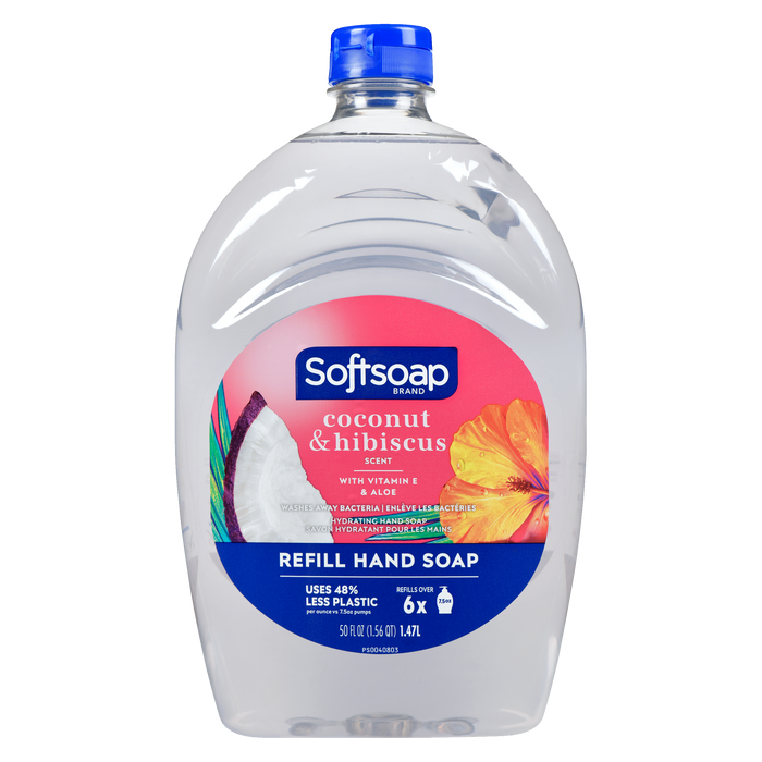 Softsoap Hydrating Hand Soap Coconut & Hibiscus Scent 1.47 L