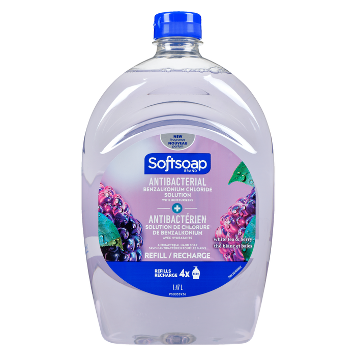 Softsoap Antibacterial Hand Soap White Tea & Berry Refill 1.47 L