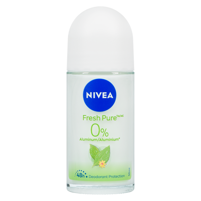 NIVEA Fresh Pure 48h Deodorant Protection 0% Aluminum 50 ml