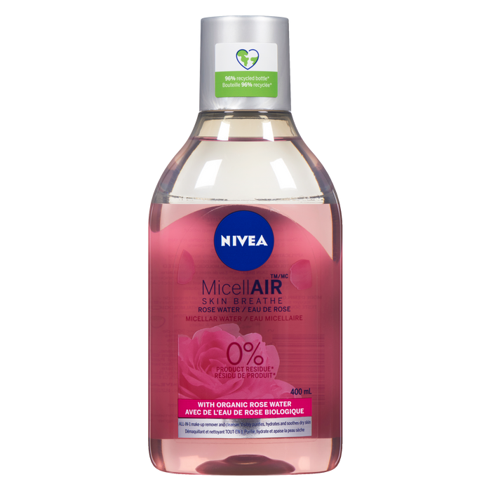 NIVEA MicellAir Skin Breathe Micellar Water Rose Water 400 ml