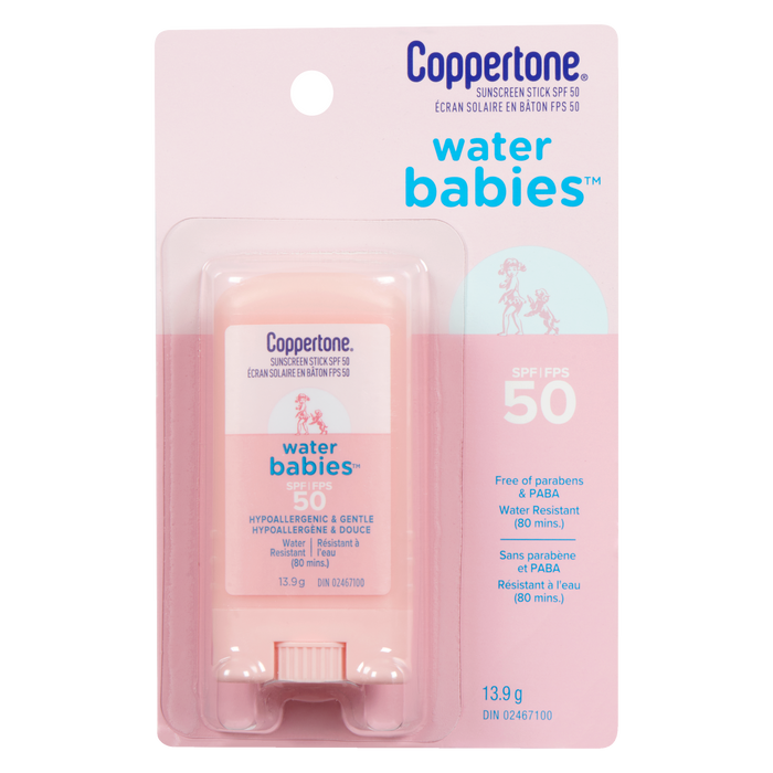 Bâton de protection solaire Coppertone Water Babies FPS 50 13,9 g