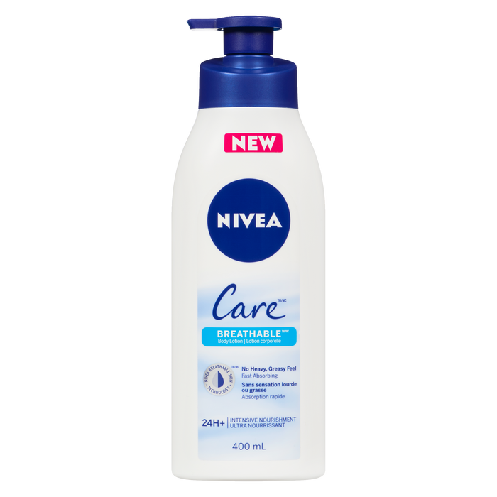 Lotion corporelle respirante NIVEA Care 400 ml